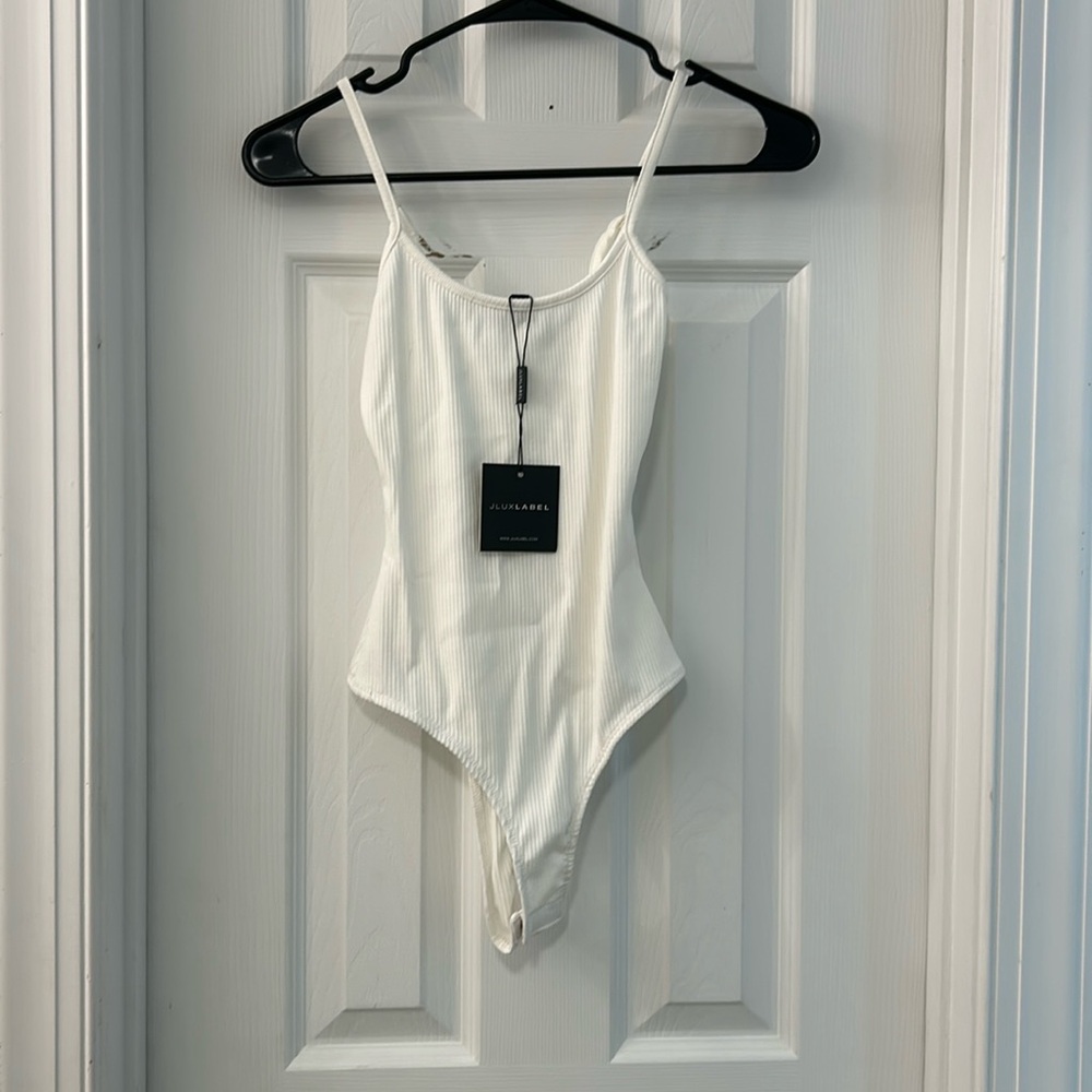 Jluxlabel Ivory Bodysuit- NWT